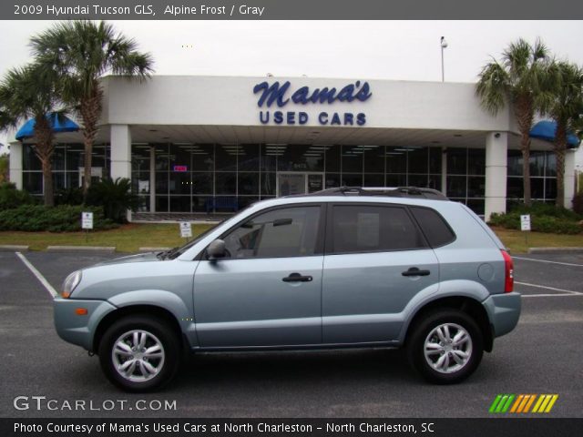 2009 Hyundai Tucson GLS in Alpine Frost