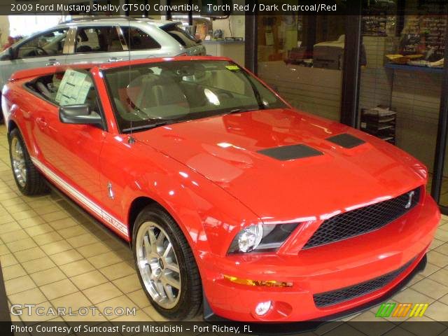 2009 Ford Mustang Shelby GT500 Convertible in Torch Red