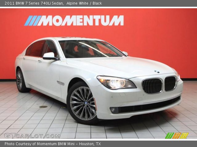 2011 BMW 7 Series 740Li Sedan in Alpine White