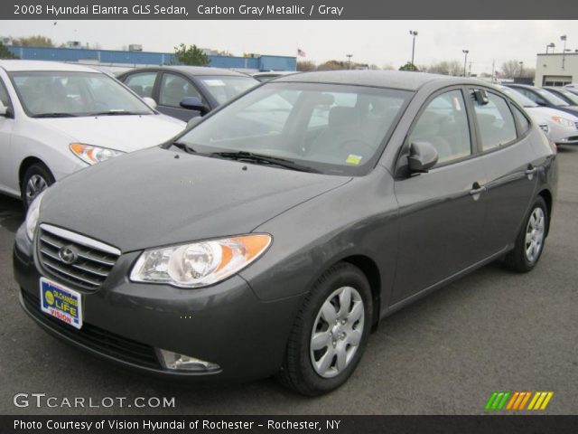 2008 Hyundai Elantra GLS Sedan in Carbon Gray Metallic