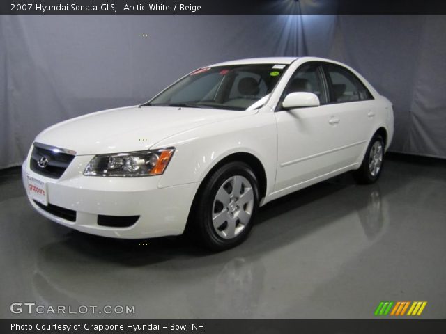 2007 Hyundai Sonata GLS in Arctic White