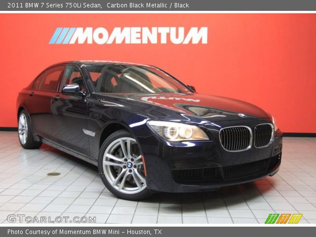 2011 BMW 7 Series 750Li Sedan in Carbon Black Metallic