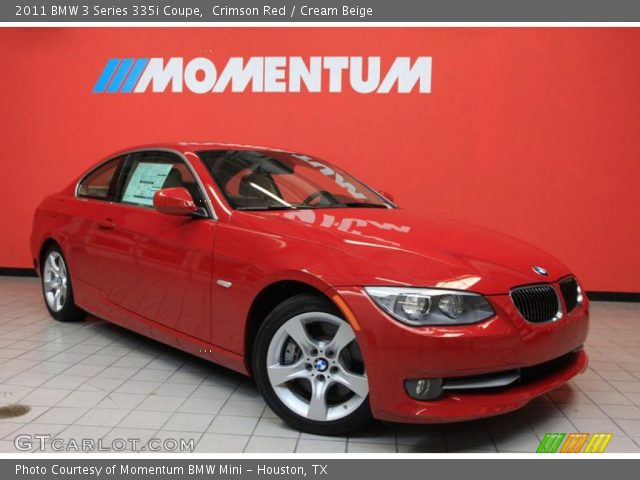 2011 BMW 3 Series 335i Coupe in Crimson Red