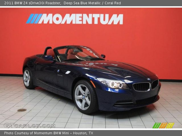 2011 BMW Z4 sDrive30i Roadster in Deep Sea Blue Metallic