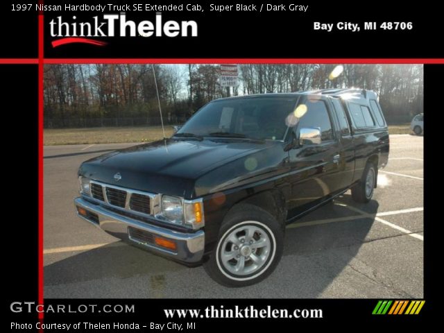 1997 Nissan Hardbody Truck SE Extended Cab in Super Black