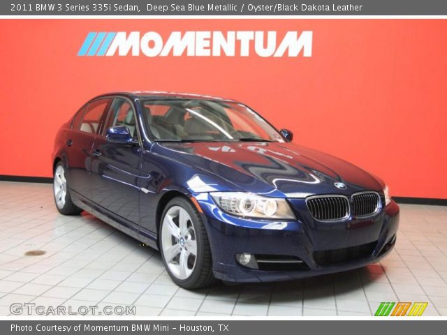 2011 BMW 3 Series 335i Sedan in Deep Sea Blue Metallic