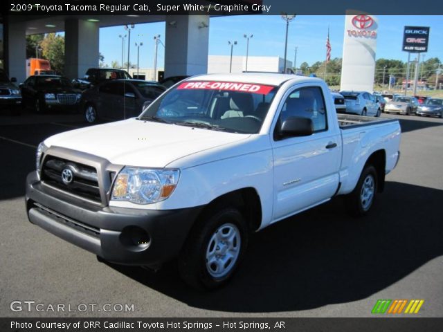 2009 Toyota Tacoma Regular Cab in Super White