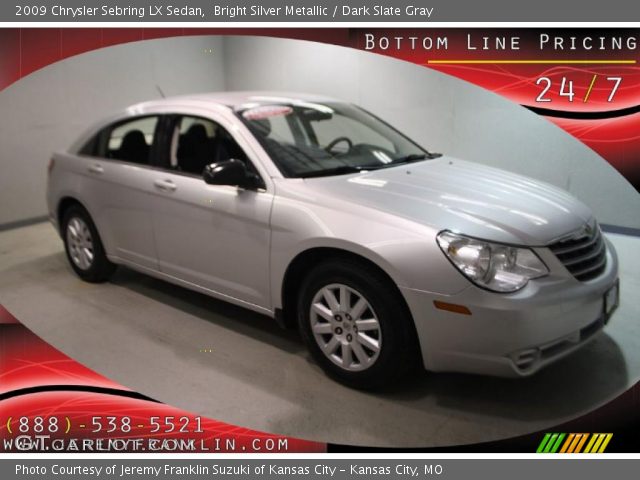 2009 Chrysler Sebring LX Sedan in Bright Silver Metallic