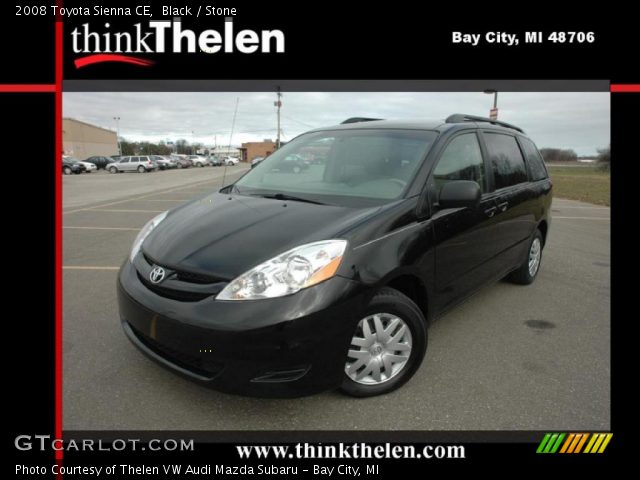 2008 Toyota Sienna CE in Black