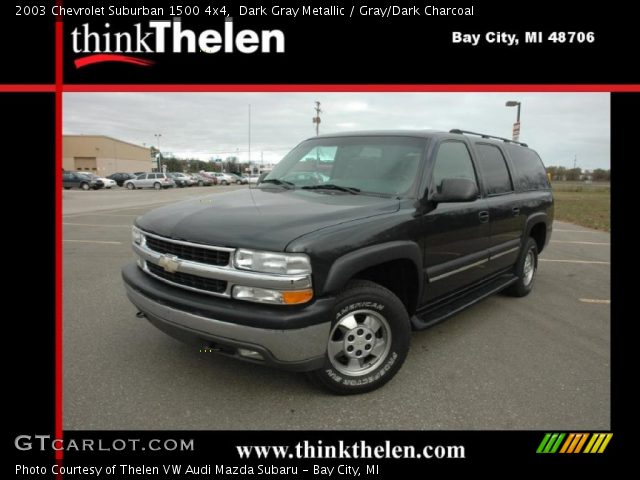 2003 Chevrolet Suburban 1500 4x4 in Dark Gray Metallic