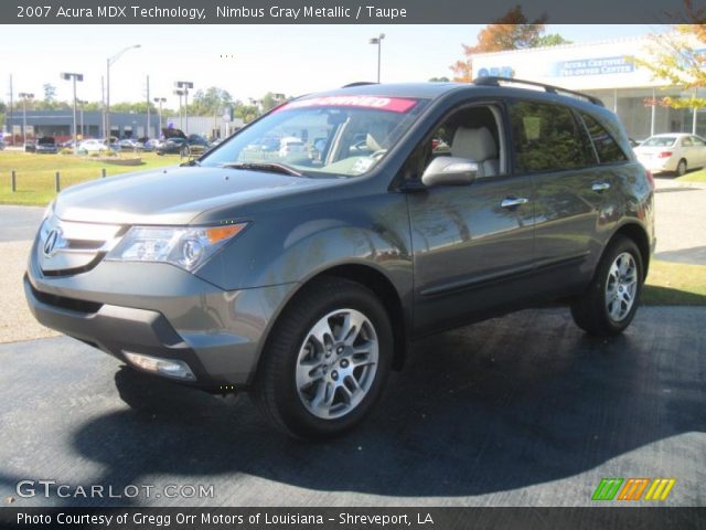 2007 Acura MDX Technology in Nimbus Gray Metallic