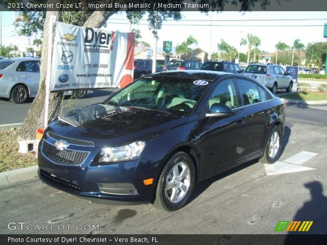 2011 Chevrolet Cruze LT in Imperial Blue Metallic