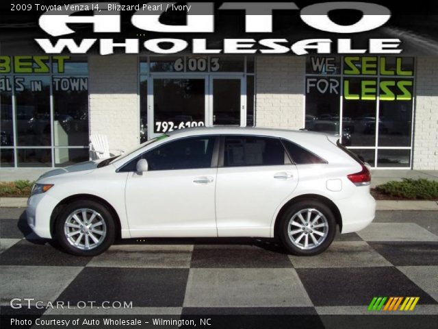 2009 Toyota Venza I4 in Blizzard Pearl