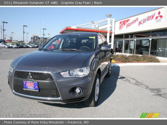 2011 Mitsubishi Outlander GT AWD in Graphite Gray Pearl