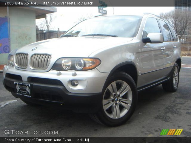 2005 BMW X5 4.4i in Titanium Silver Metallic