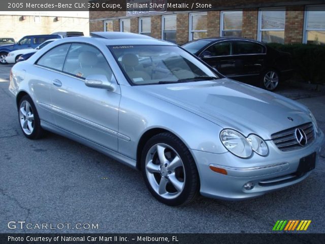 2005 Mercedes-Benz CLK 320 Coupe in Brilliant Silver Metallic