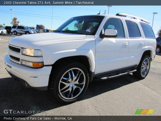 2003 Chevrolet Tahoe Z71 4x4 in Summit White