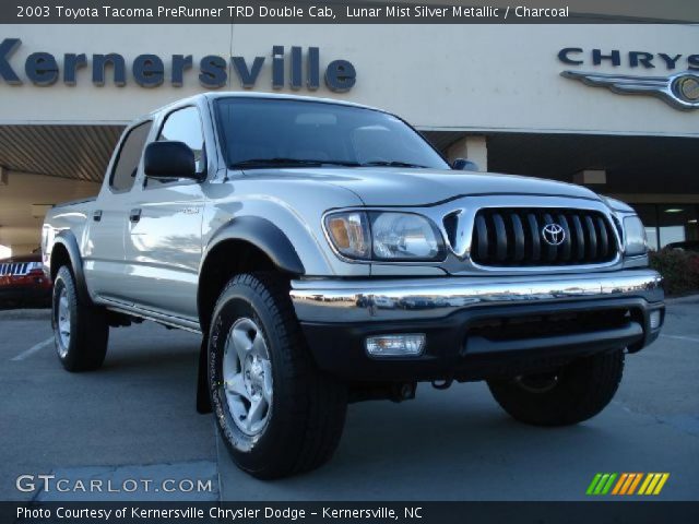 2003 Toyota Tacoma PreRunner TRD Double Cab in Lunar Mist Silver Metallic