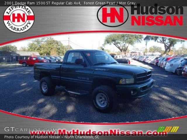 2001 Dodge Ram 1500 ST Regular Cab 4x4 in Forest Green Pearl