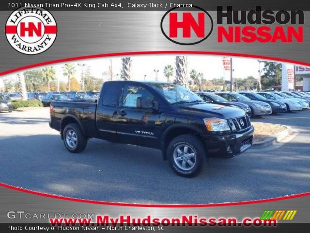 2011 Nissan Titan Pro-4X King Cab 4x4 in Galaxy Black