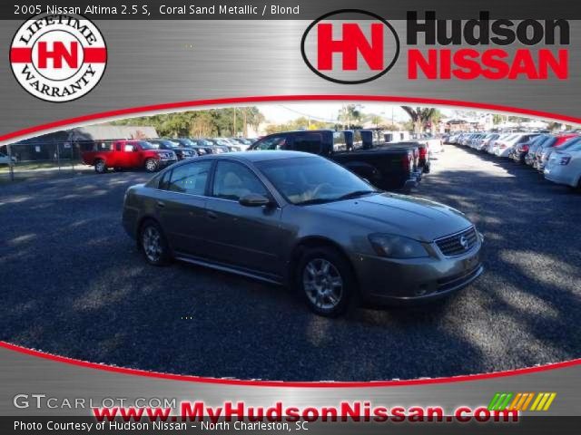 2005 Nissan Altima 2.5 S in Coral Sand Metallic