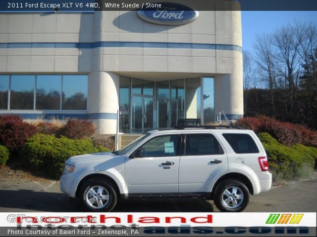 2011 Ford Escape XLT V6 4WD in White Suede