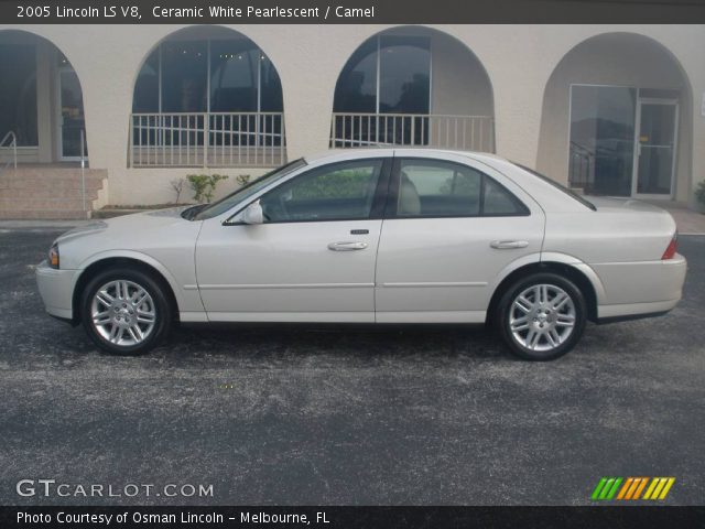 2005 Lincoln LS V8 in Ceramic White Pearlescent