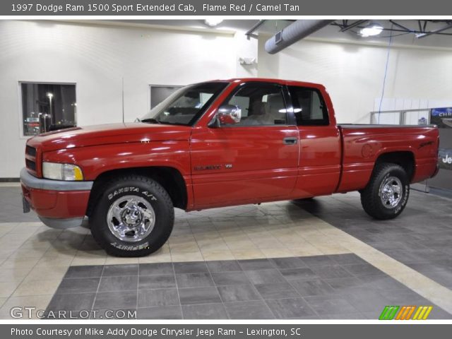 1997 Dodge Ram 1500 Sport Extended Cab in Flame Red