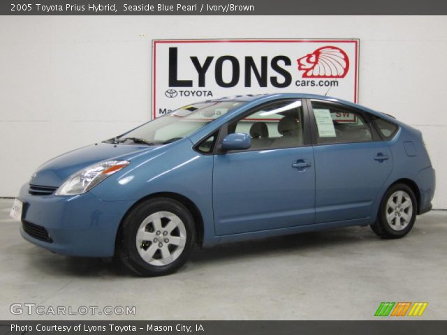 2005 Toyota Prius Hybrid in Seaside Blue Pearl
