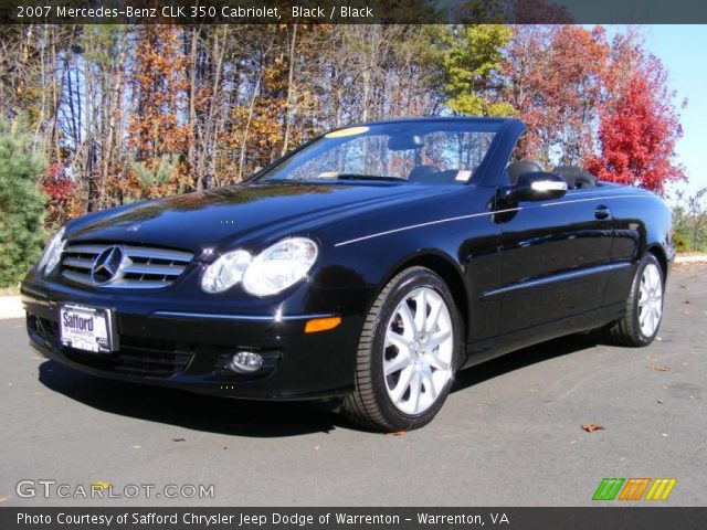 2007 Mercedes-Benz CLK 350 Cabriolet in Black