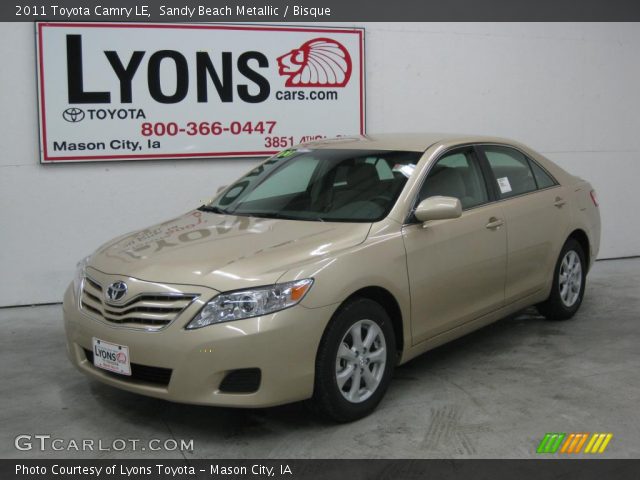 2011 Toyota Camry LE in Sandy Beach Metallic