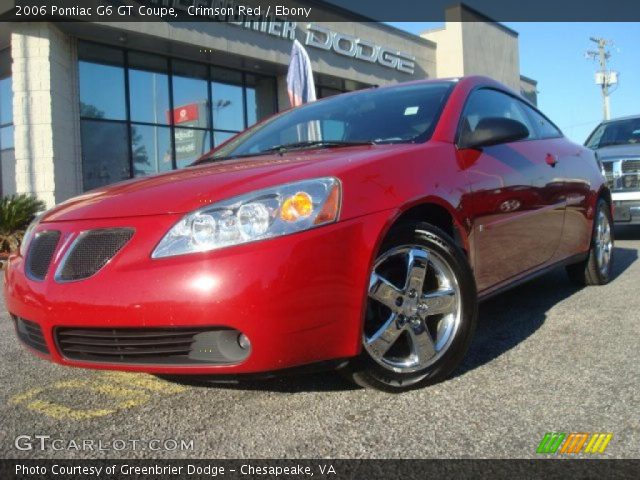 2006 Pontiac G6 GT Coupe in Crimson Red