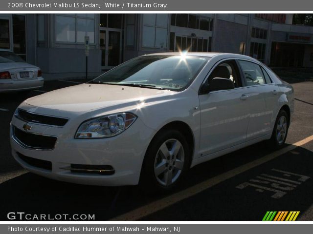 2008 Chevrolet Malibu LS Sedan in White