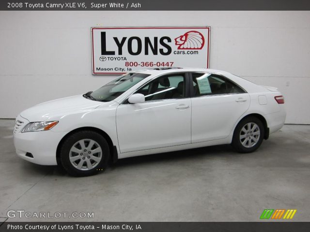 2008 Toyota Camry XLE V6 in Super White
