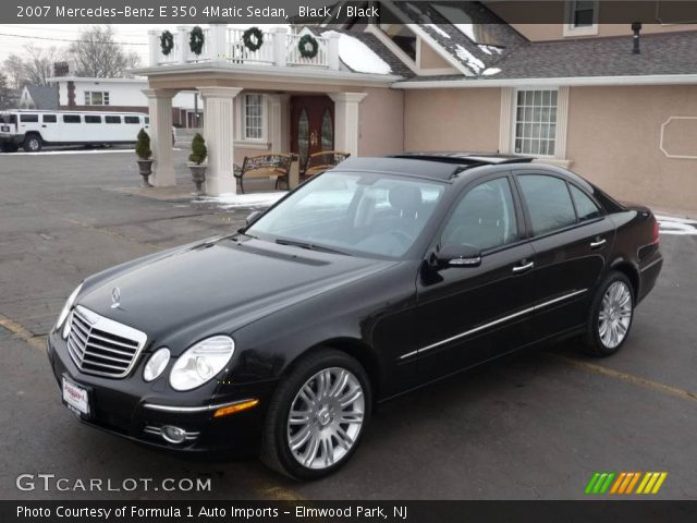 2007 Mercedes-Benz E 350 4Matic Sedan in Black