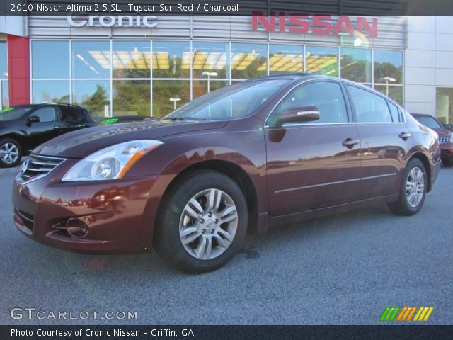 2010 Nissan Altima 2.5 SL in Tuscan Sun Red