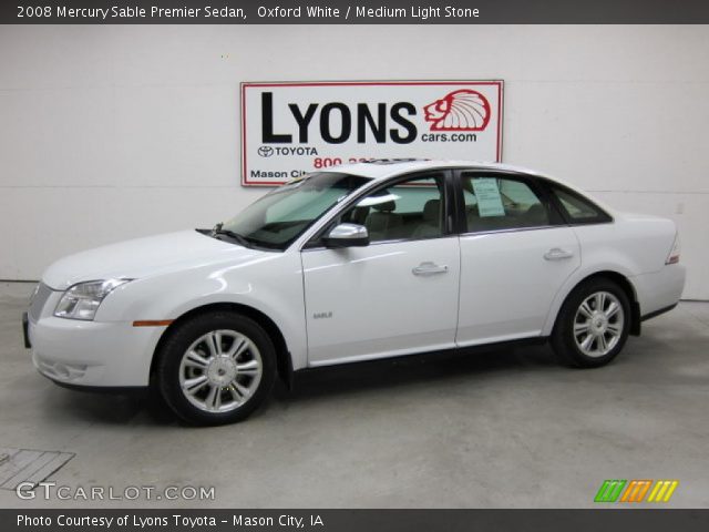 2008 Mercury Sable Premier Sedan in Oxford White