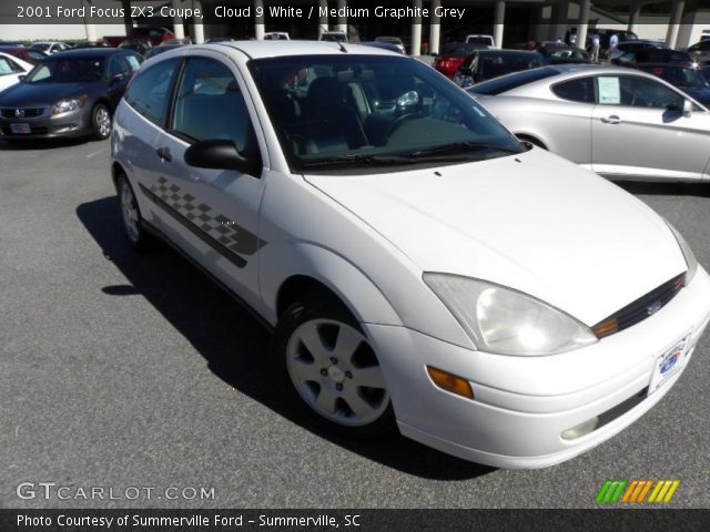 2001 Ford Focus ZX3 Coupe in Cloud 9 White