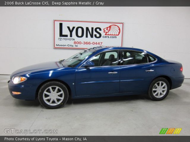 2006 Buick LaCrosse CXS in Deep Sapphire Metallic