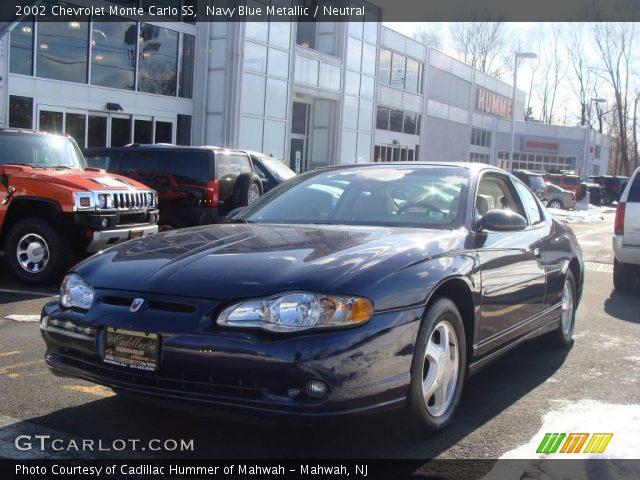 2002 Chevrolet Monte Carlo SS in Navy Blue Metallic