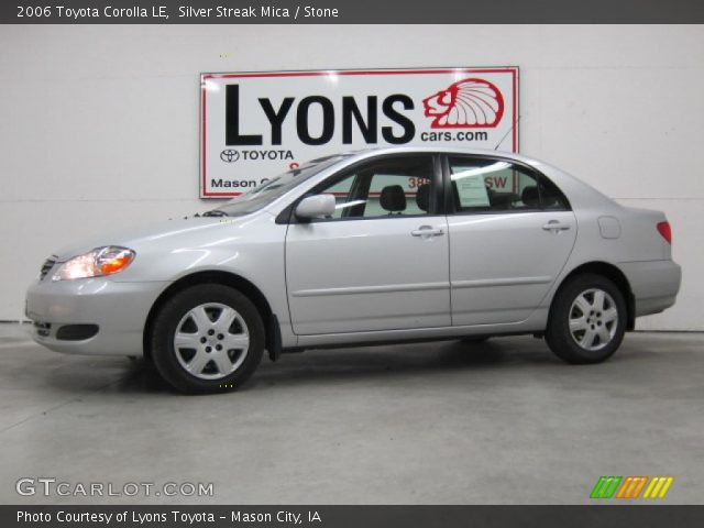 2006 Toyota Corolla LE in Silver Streak Mica