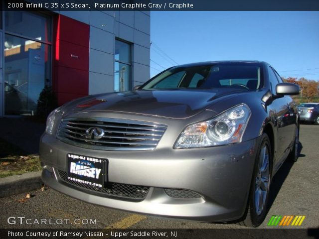 2008 Infiniti G 35 x S Sedan in Platinum Graphite Gray