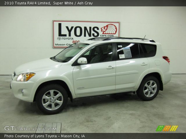 2010 Toyota RAV4 Limited in Super White