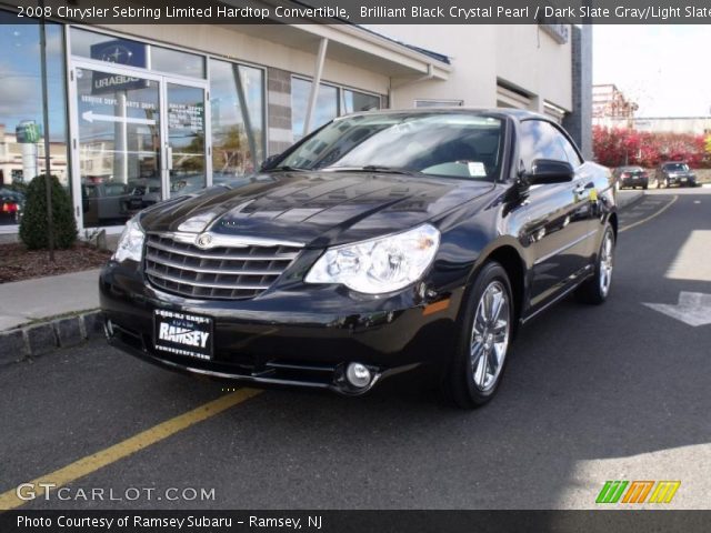 2008 Chrysler Sebring Limited Hardtop Convertible in Brilliant Black Crystal Pearl
