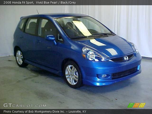 2008 Honda Fit Sport in Vivid Blue Pearl