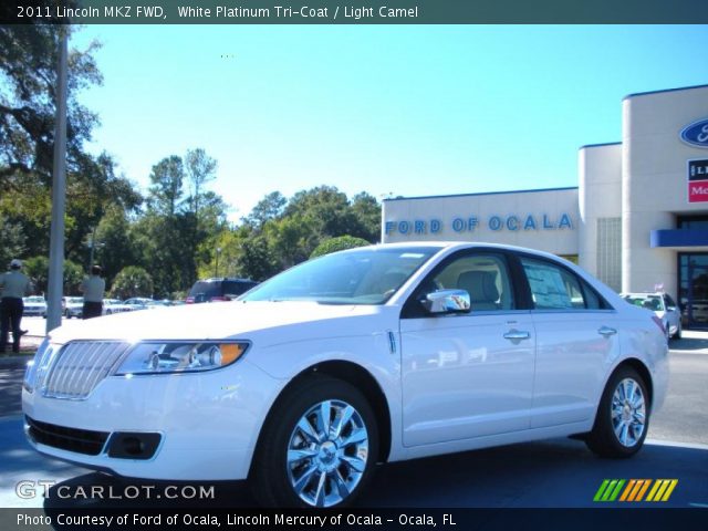 2011 Lincoln MKZ FWD in White Platinum Tri-Coat