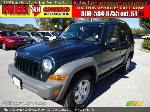 2006 Jeep Liberty Sport in Jeep Green Metallic