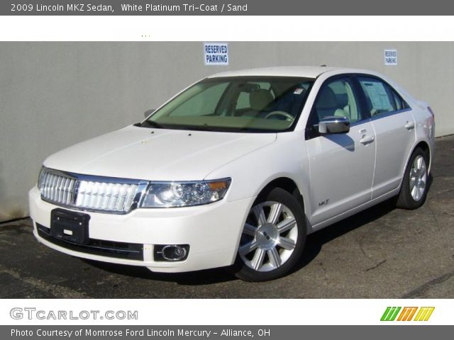 2009 Lincoln MKZ Sedan in White Platinum Tri-Coat