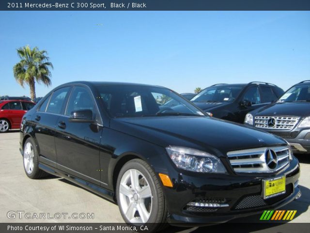 2011 Mercedes-Benz C 300 Sport in Black