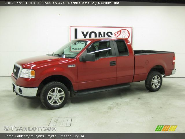 2007 Ford F150 XLT SuperCab 4x4 in Redfire Metallic